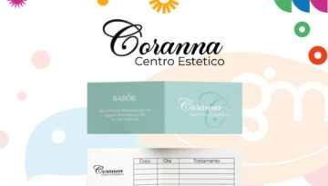 post pubblicitario - biglietti da visita coranna