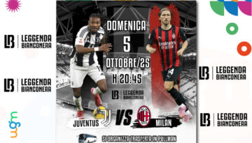 post pubblicitario - grafica social leggenda bianconera match day